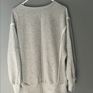 Source Unknown Light Gray Crew Neck Sweater